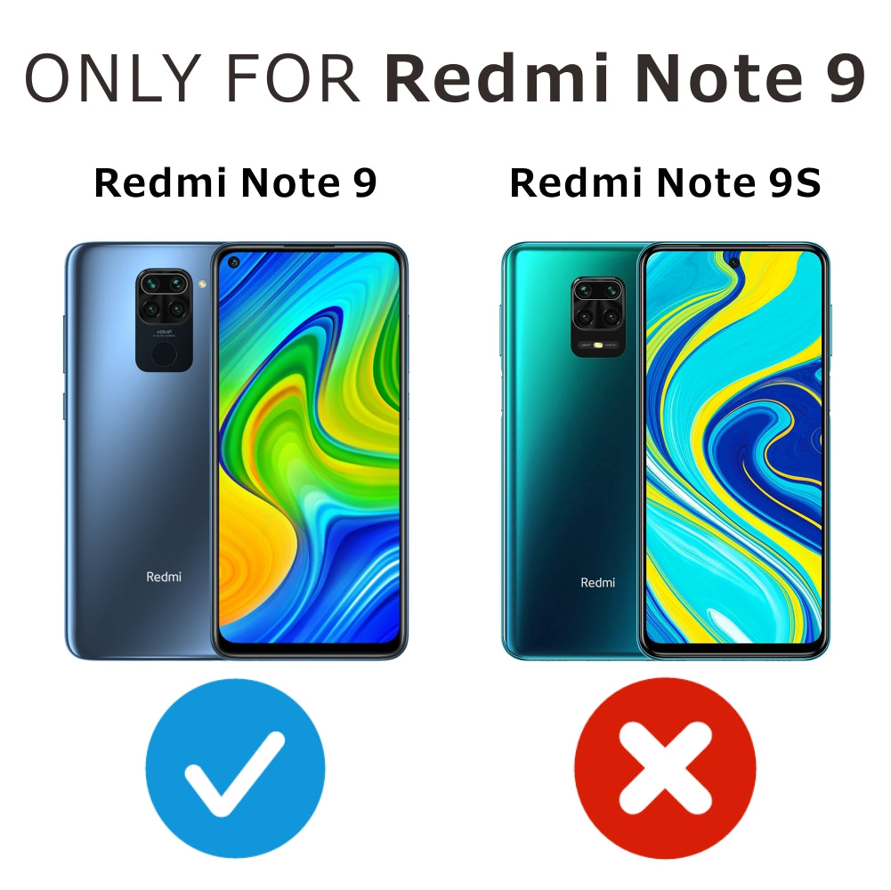 ITIETIE 2Pcs Set ITIETIE 2.5D 9H Tempered Glass Screen Film for Xiaomi Redmi Note 9 Redmi 10X 4G