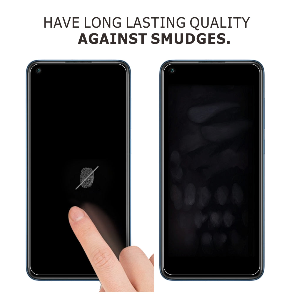 ITIETIE 2Pcs Set ITIETIE 2.5D 9H Tempered Glass Screen Film for Xiaomi Redmi Note 9 Redmi 10X 4G