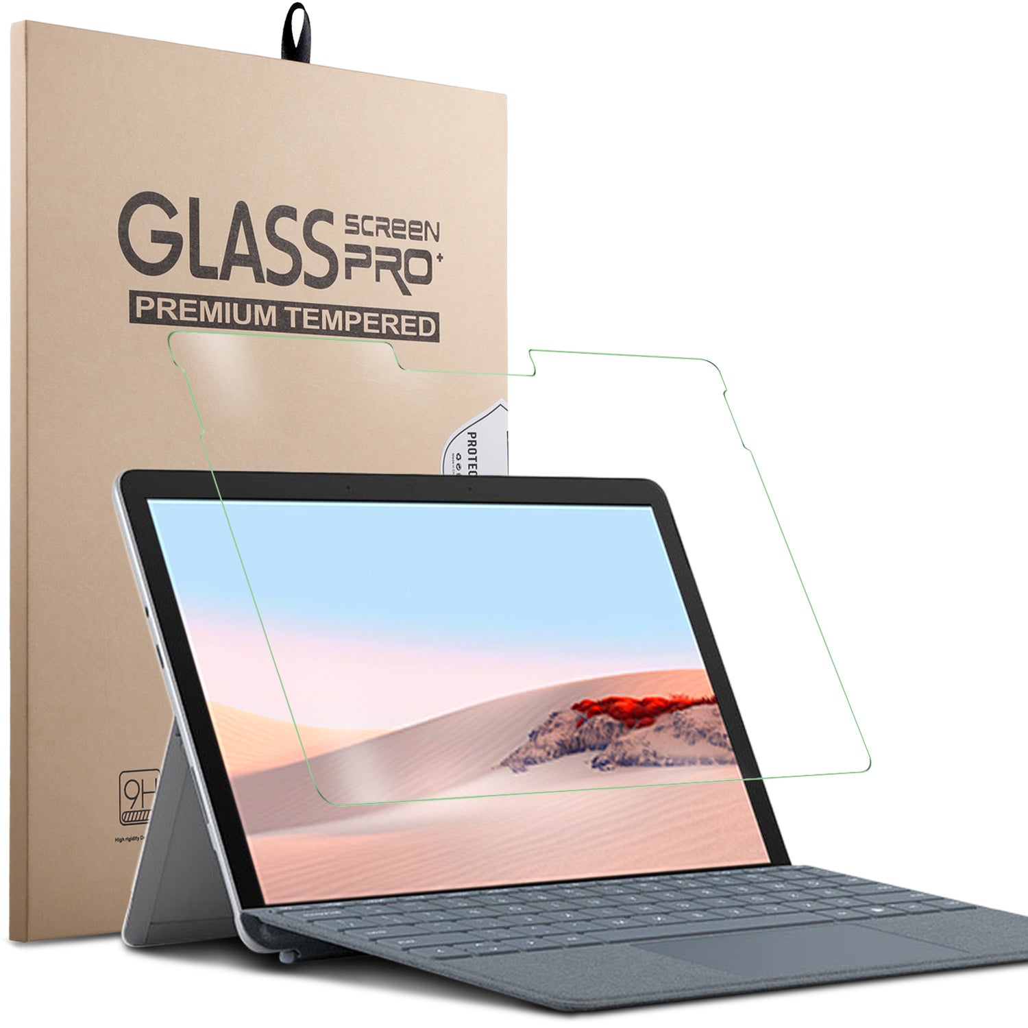 For Microsoft Surface Go 2 3 Tempered Glass Screen Protector Full Cover Anti-Scratch Arc Edge Film