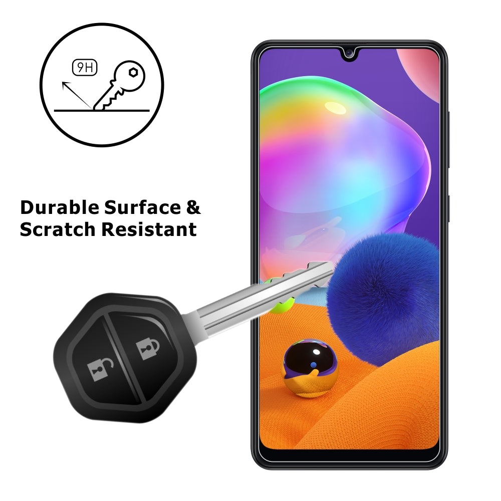 ITIETIE 2ks sada 2,5D 9H tvrzeného skla Screen Film pro Samsung Galaxy A31