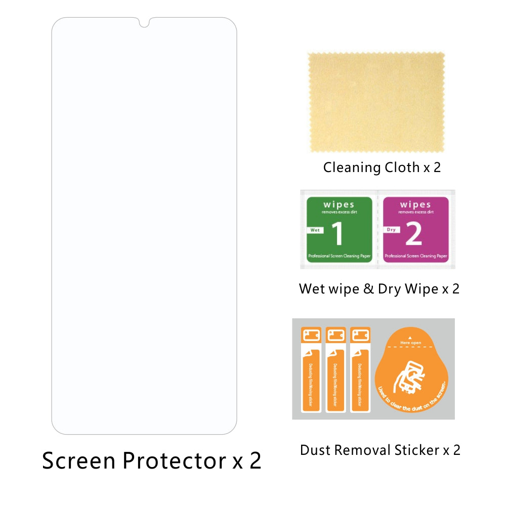 ITIETIE 2ks sada 2,5D 9H tvrzeného skla Screen Film pro Samsung Galaxy A31