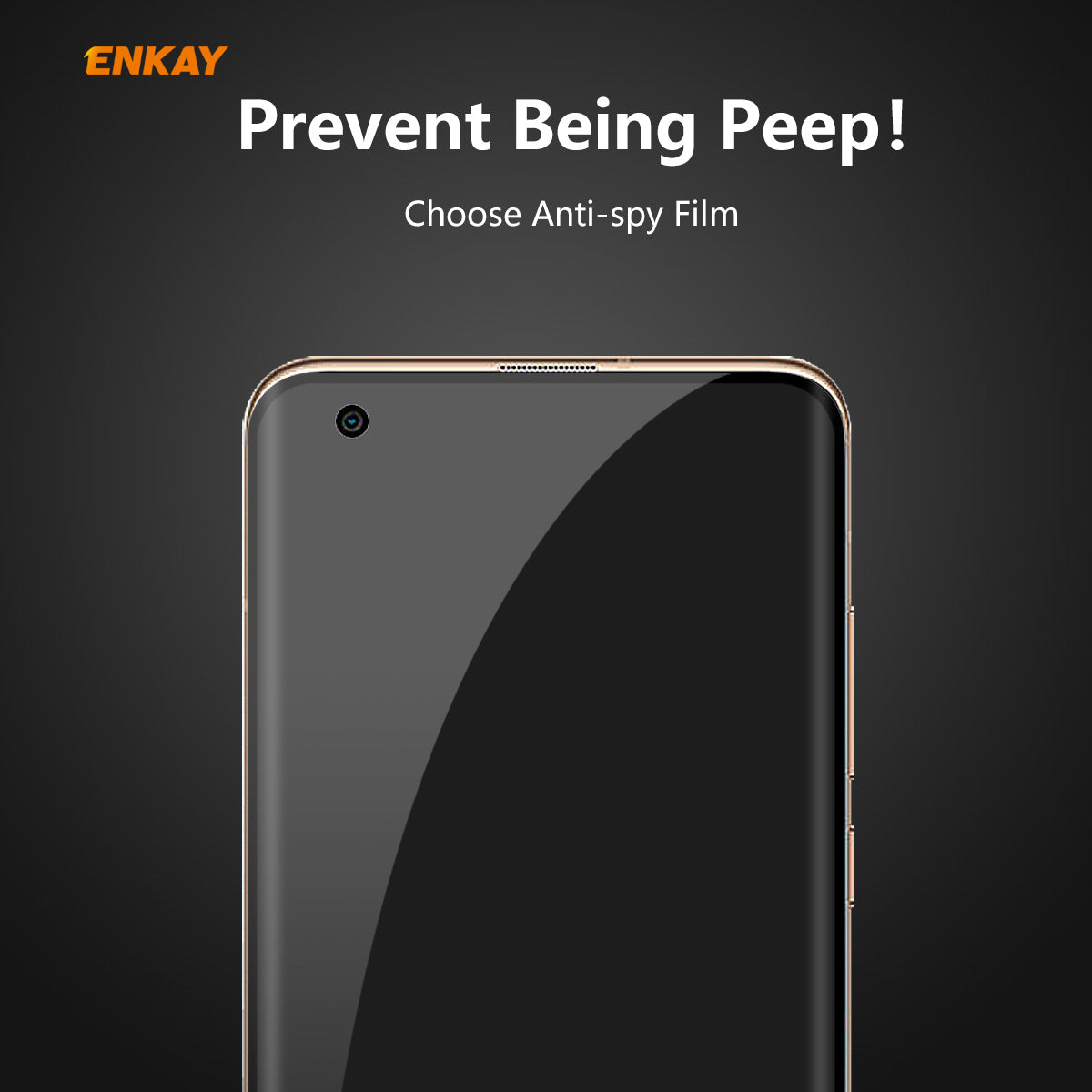 HAT PRINCE 0.26mm 9H [3D Hot-bending Curved Edge] Full Size Anti-Spy Tempered Glass Screen Protector for Xiaomi Mi 10 Mi 10 Pro