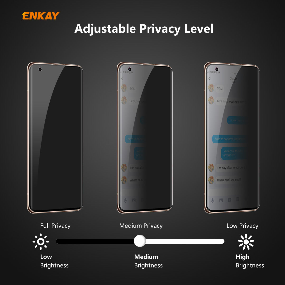 HAT PRINCE 0.26mm 9H [3D Hot-bending Curved Edge] Full Size Anti-Spy Tempered Glass Screen Protector for Xiaomi Mi 10 Mi 10 Pro