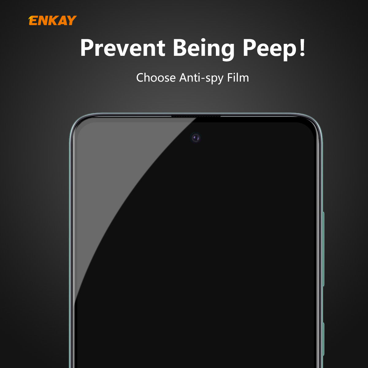 HAT PRINCE 0.26mm 9H 6D Full Screen Anti-Spy Tempered Glass Screen Guard Film for Samsung Galaxy A51 SM-A515