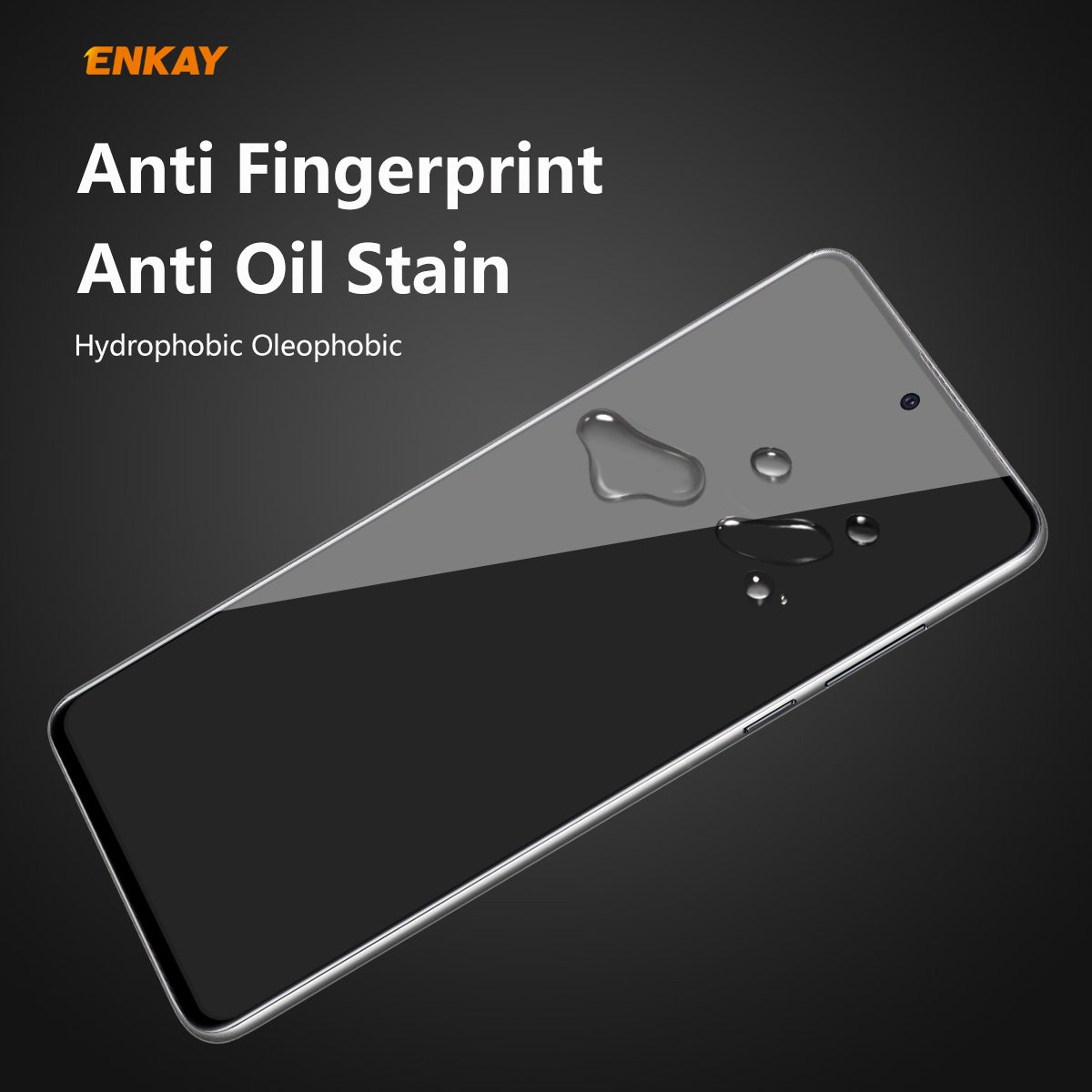 HAT PRINCE 0.26mm 9H 6D Full Screen Anti-Spy Tempered Glass Screen Guard Film for Samsung Galaxy A51 SM-A515