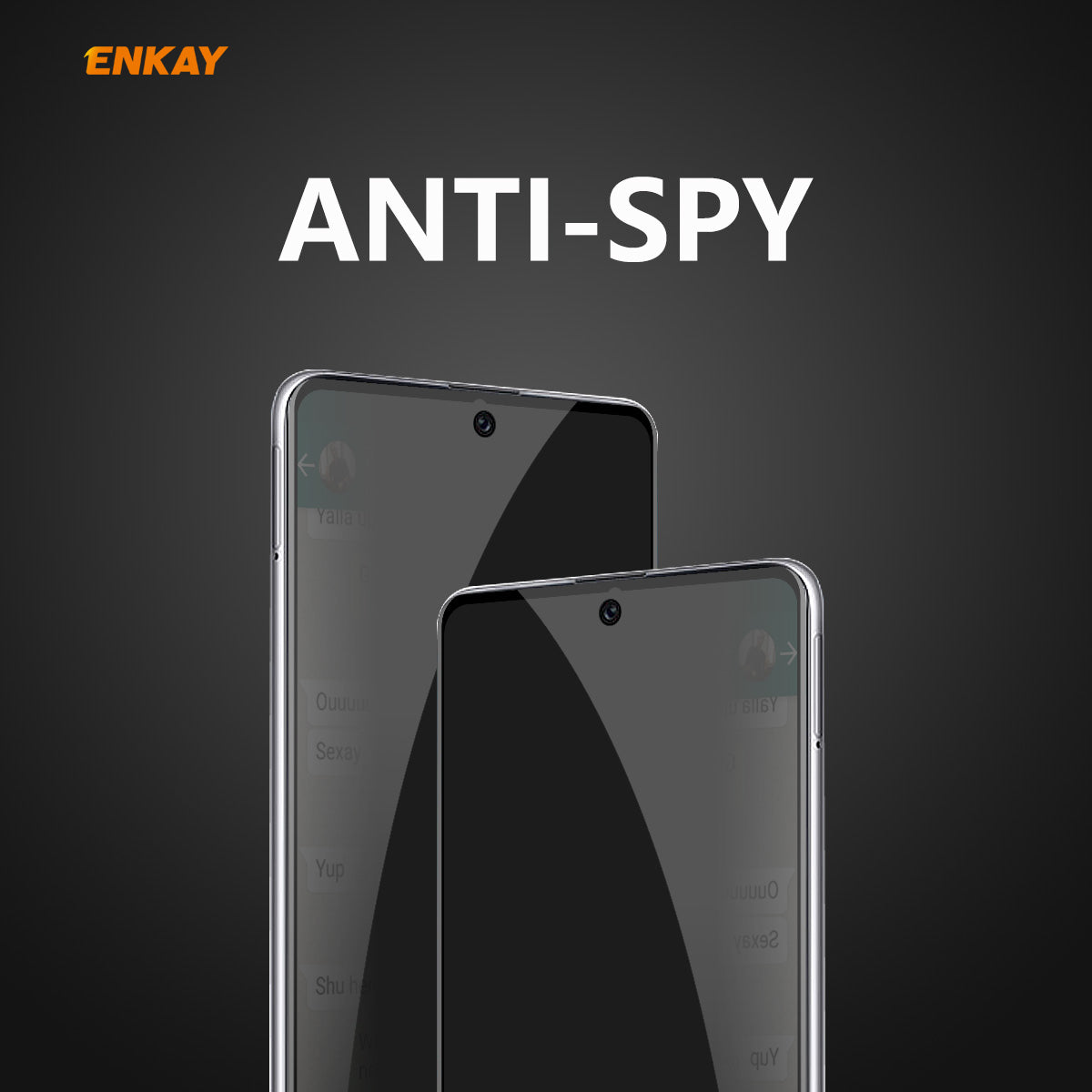 HAT PRINCE 0.26mm 9H 6D Full Screen Anti-Spy Tempered Glass Screen Protector for Samsung Galaxy A71 SM-A715