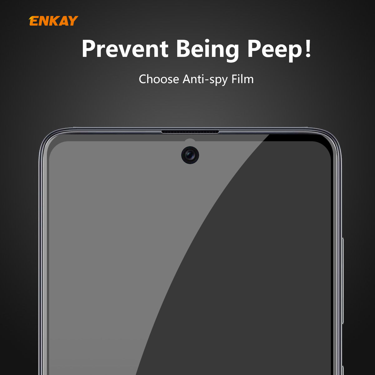 HAT PRINCE 0.26mm 9H 6D Full Screen Anti-Spy Tempered Glass Screen Protector for Samsung Galaxy A71 SM-A715