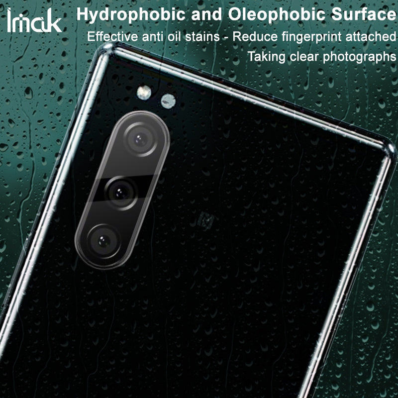 IMAK 2Pcs Pack High Definition Clear Camera Lens Film for Sony Xperia 5