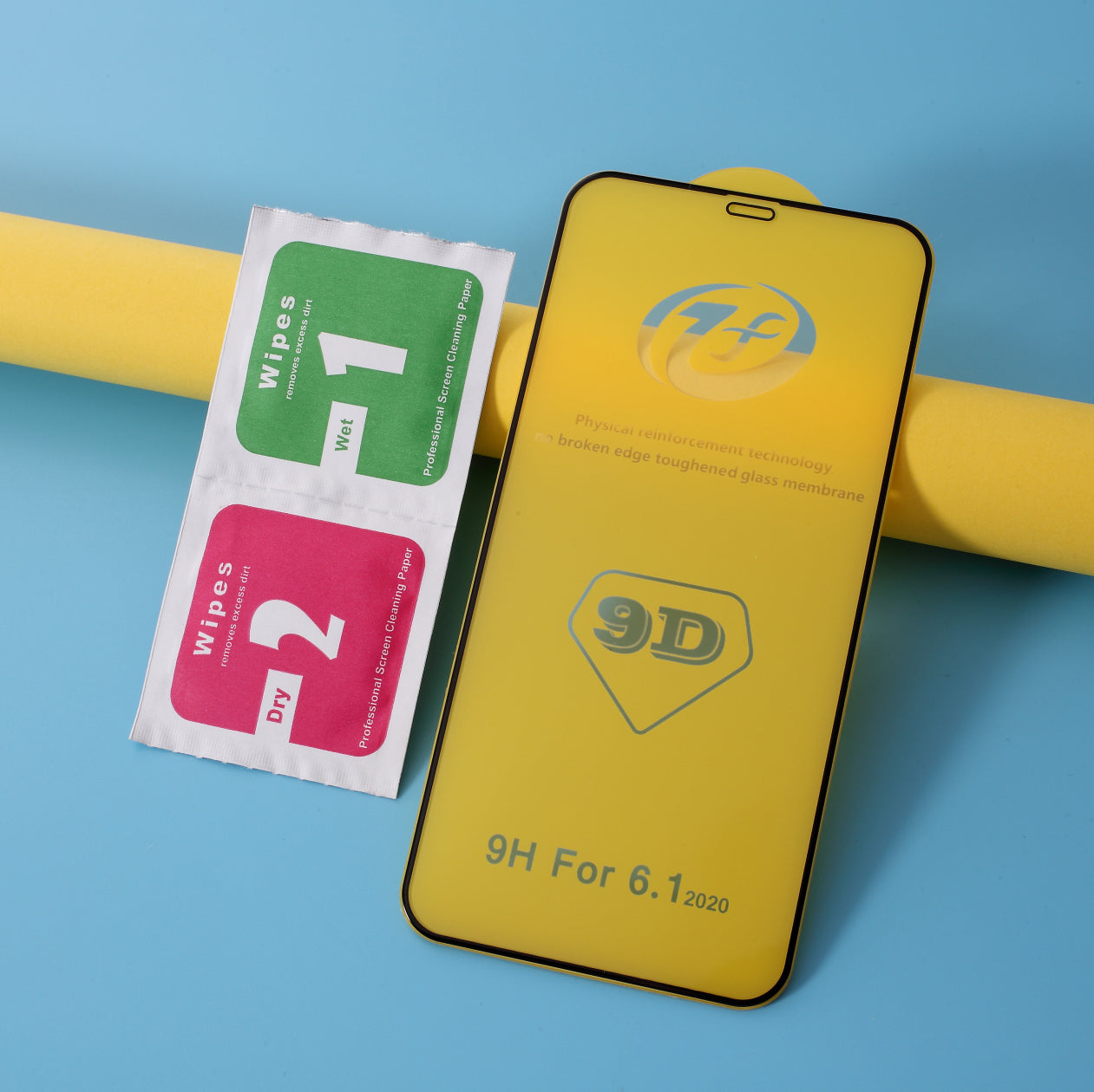 Full Size Silk Print Tempered Glass Screen Film for iPhone 12 Pro 12 Max 6.1 inch