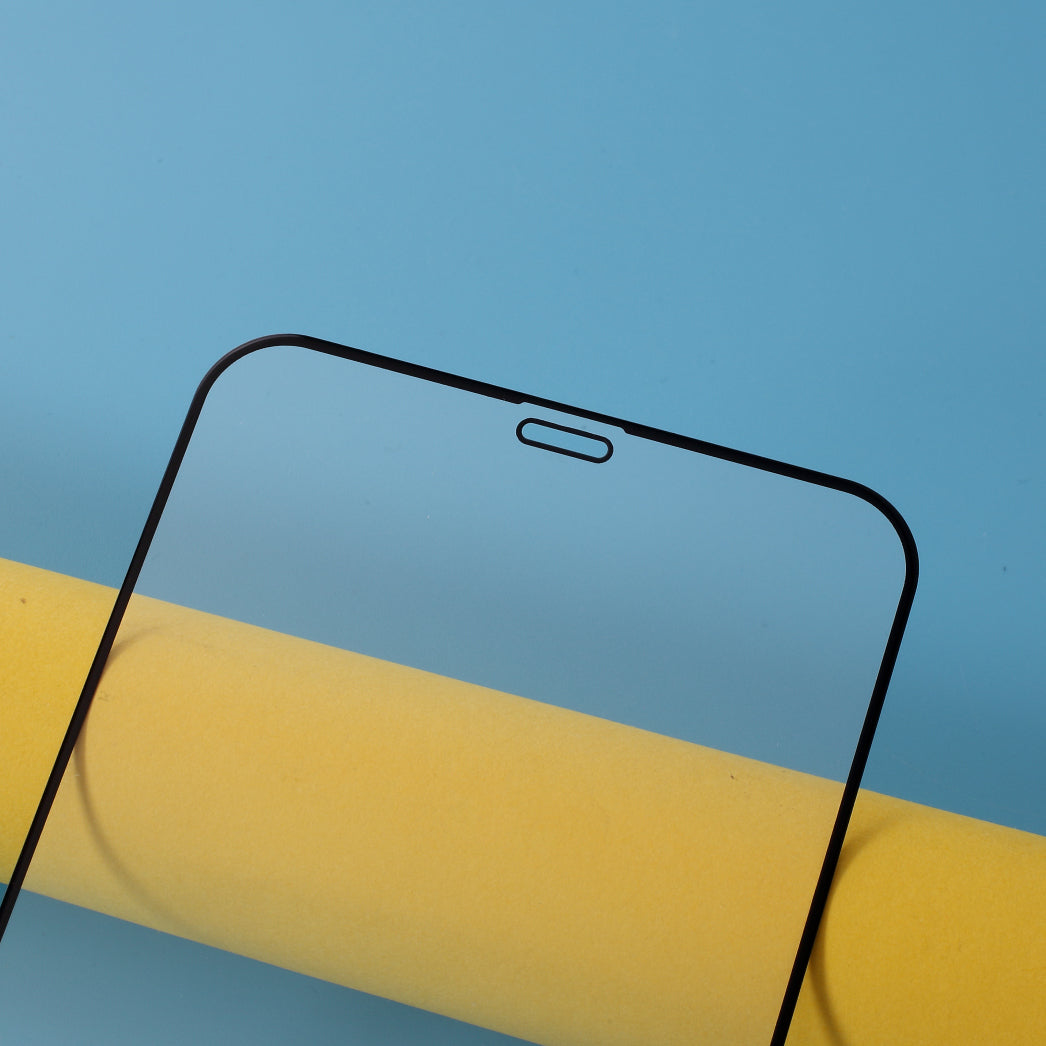 Full Size Silk Print Tempered Glass Screen Film for iPhone 12 Pro 12 Max 6.1 inch