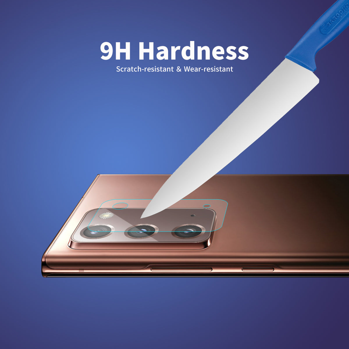2ks ENKAY HAT PRINCE pro Samsung Galaxy Note20 4G 5G [0,2 mm 9H 2,15D Arc Edge] Tvrzené sklo fólie na čočky fotoaparátu
