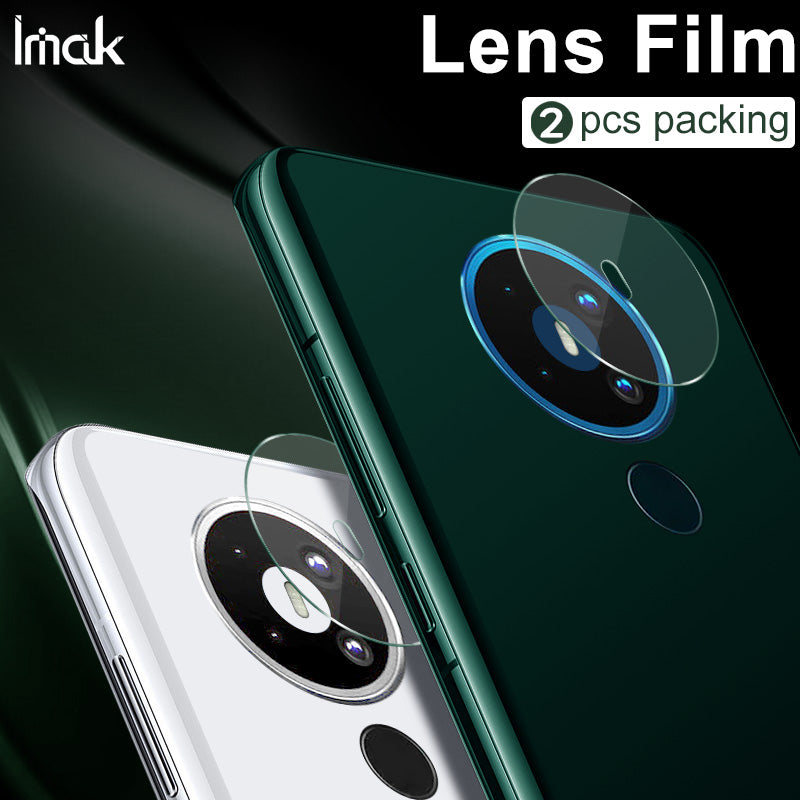 IMAK 2Pcs Pack High Definition Glass Lens Film for Nokia 5.3