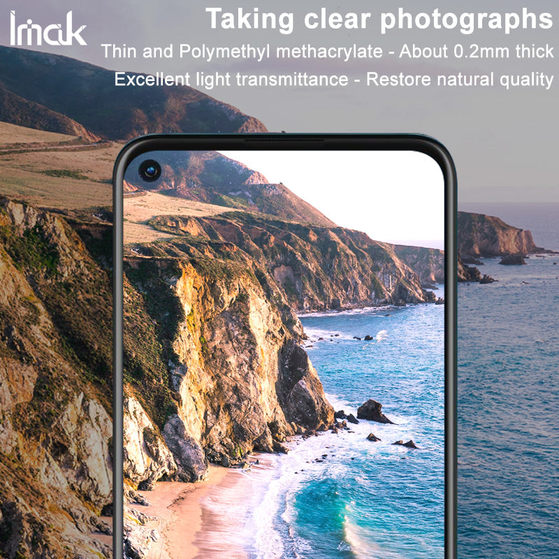 IMAK 2Pcs Pack High Definition Glass Lens Film for Nokia 5.3