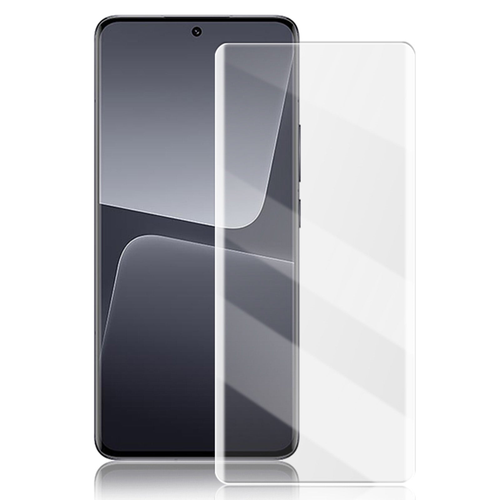 MOCOLO 3D Curved UV Liquid Tempered Glass Film for Xiaomi 13 Pro 5G/12 Pro 5G/12S Pro 5G/12 Pro (Dimensity) 5G Clear Sensitive Touch Anti-scratch Full Screen Protector