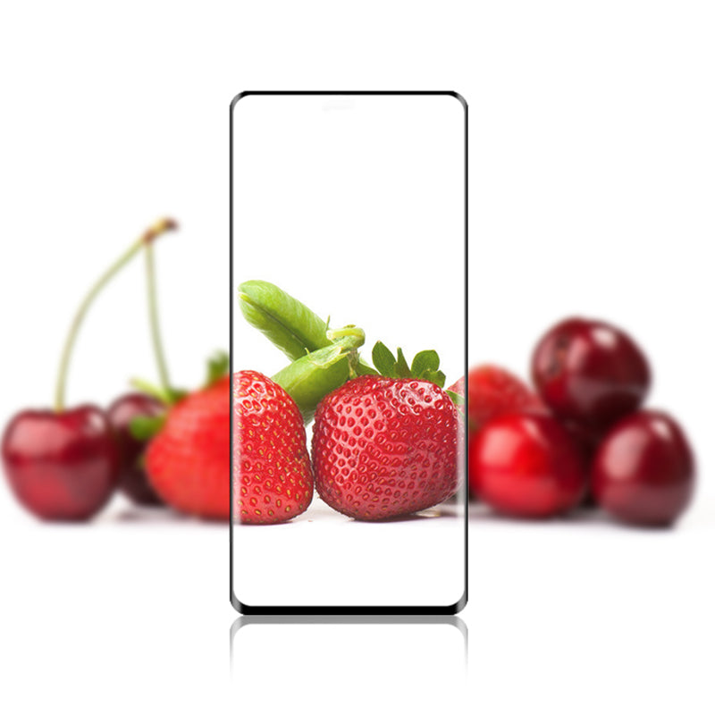 MOCOLO HD Anti-explosion Screen Protector For Oppo Reno8 T 5G/A1 Pro 5G 3D Curved Edges Full Glue Tempered Glass Film - Black