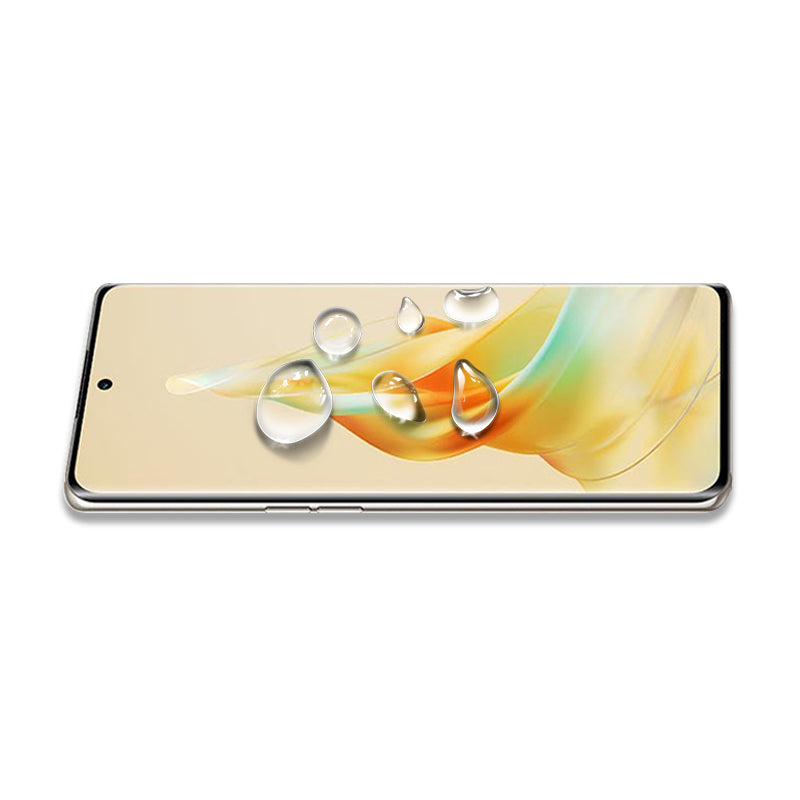 MOCOLO 3D Curved UV Liquid Tempered Glass Film for Oppo Reno8 T 5G/A1 Pro 5G Clear Anti-fingerprint Full Screen Protector