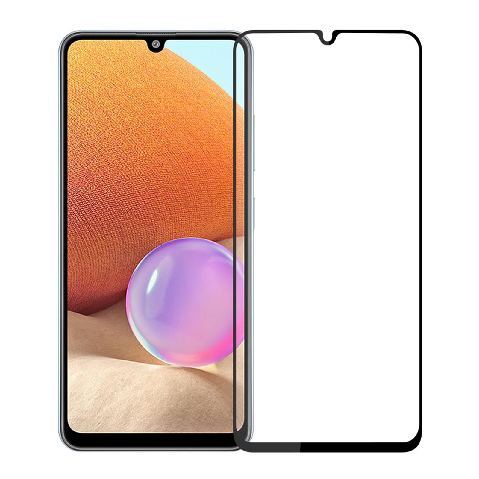 PINWUYO JK Tempered Glass Film Series-2 For Samsung Galaxy A34 5G Scratch Resistant Screen Protector Full Cover Full Glue Clear Tempered Glass Film