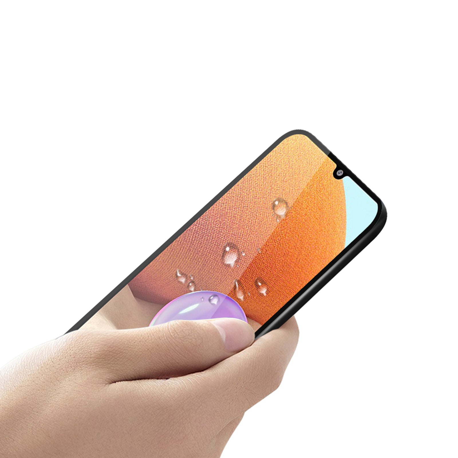 PINWUYO JK Tempered Glass Film Series-2 For Samsung Galaxy A34 5G Scratch Resistant Screen Protector Full Cover Full Glue Clear Tempered Glass Film