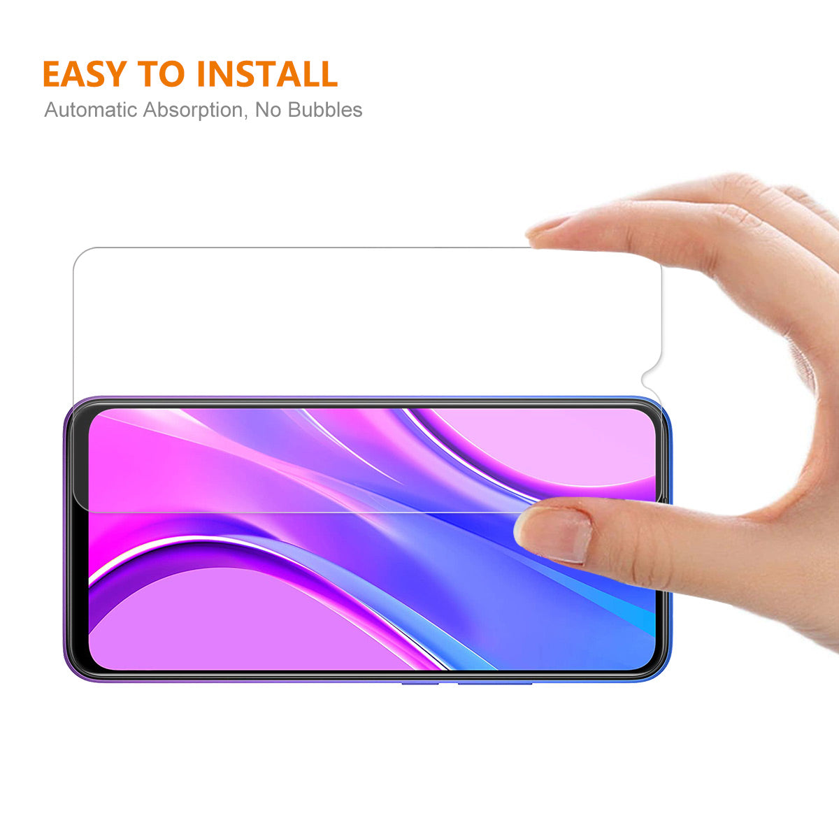 ENKAY HAT PRINCE for Xiaomi Redmi 9 Tempered Glass Film 9H 0.26mm 2.5D Anti-explosion HD Clear Screen Protector