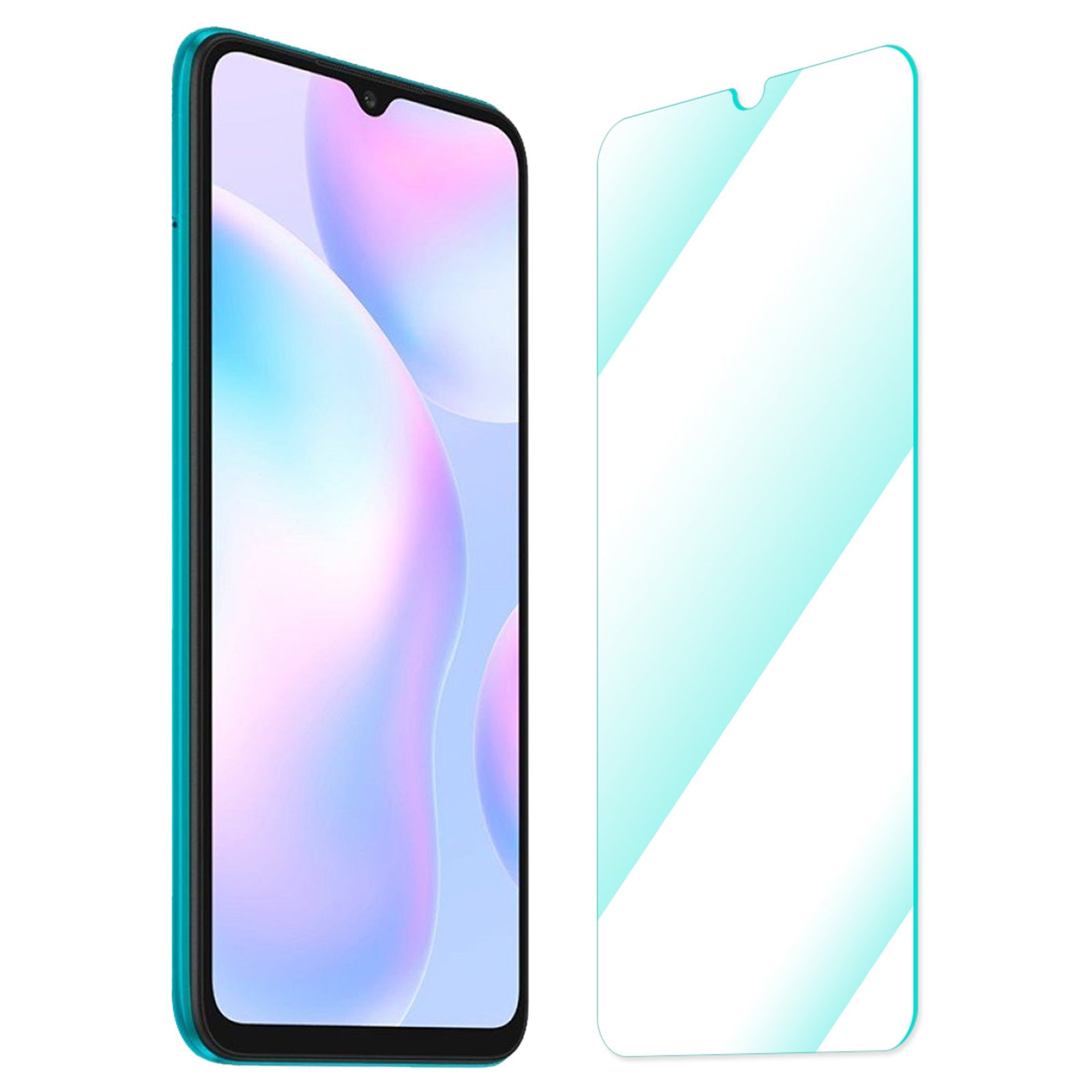 ENKAY HAT PRINCE for Xiaomi Redmi 9A/9C/9C NFC 9H Hardness Tempered Glass Film 0.26mm 2.5D Full Glue Screen Protector