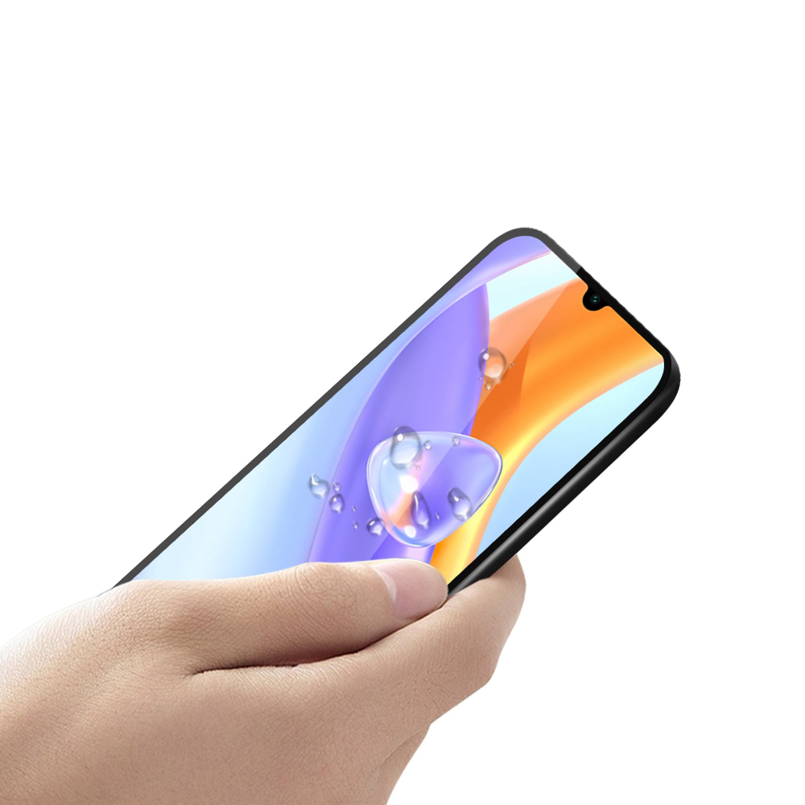 PINWUYO JK Tempered Glass Film Series-2 for Honor X7a 5G High Aluminum-silicon Glass Film Anti-explosion Full Screen Protector