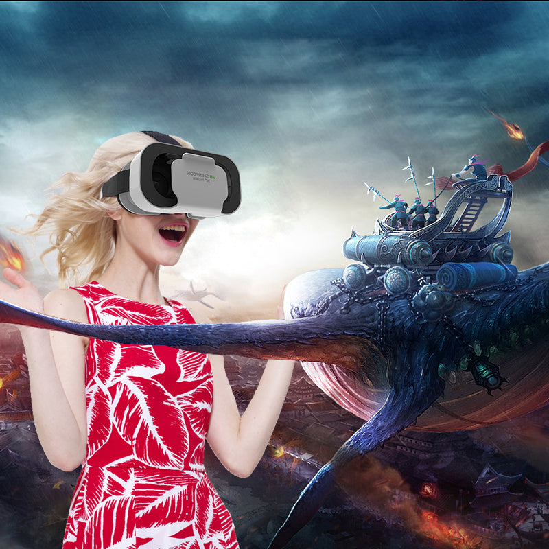 SHINECON 5 Generation 3D VR Virtual Reality Glasses Box 3D Glasses for 4.7 - 5.5 inch Phones