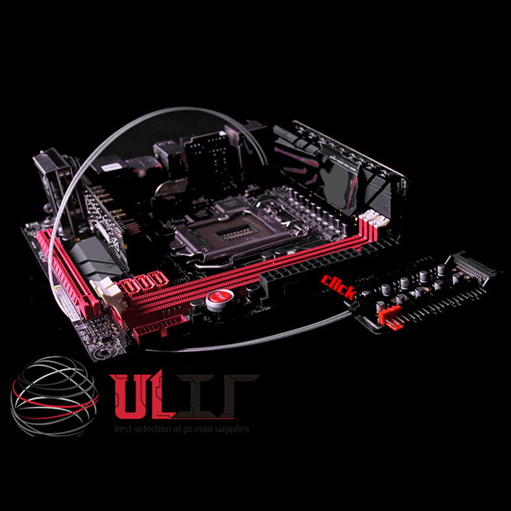 PC 1 to 10 4Pin PWM Cooling Fans HUB SATA Power Large 4D Port Cooler Splitter Extension Adapter
