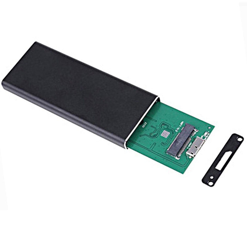 Hard Drive Enclosure USB 3.0 to NGFF M.2 6Gbps Aluminum External HDD SSD Hard Drive Case External Enclosure Container for Windows Mac