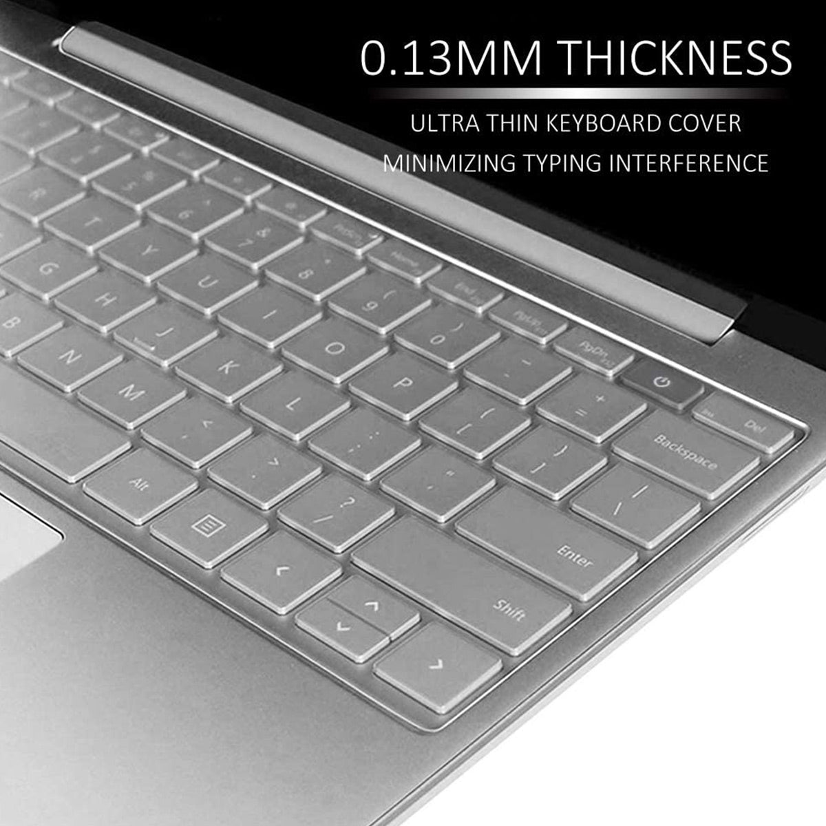 ENKAY HAT PRINCE TPU Keyboard Skin Cover for Microsoft Surface Laptop Go 1/2 12.4 (1943/2013) Ultra Thin Keyboard Protector US Version