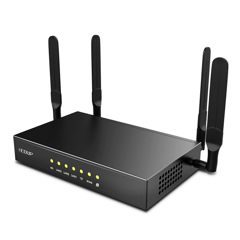 EDUP AZ800 300M Wireless Router RJ45 SIM Card Dual Mode WiFi Industrial Grade 4G Router