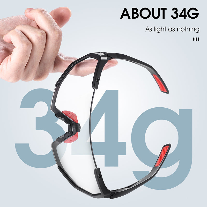 WEST BIKING YP0703148 Photochromic Sports Goggles Men Women Cycling UV Protection Windproof Eyeglasses