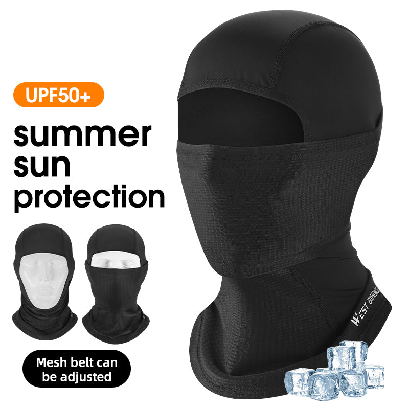 WEST BIKING YP0201360 UV Protection Cycling Head Scarf Headgear Summer Cooling Comfortable Neck Gaiter Breathable Neck Cover