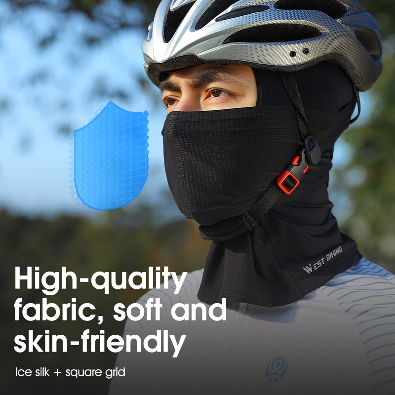 WEST BIKING YP0201360 UV Protection Cycling Head Scarf Headgear Summer Cooling Comfortable Neck Gaiter Breathable Neck Cover