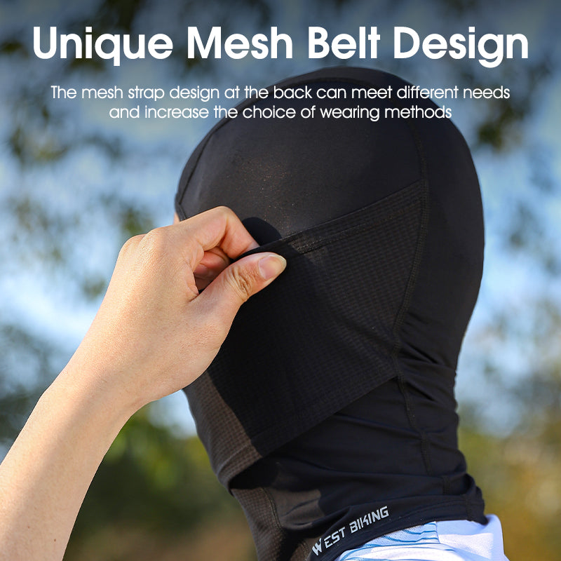 WEST BIKING YP0201360 UV Protection Cycling Head Scarf Headgear Summer Cooling Comfortable Neck Gaiter Breathable Neck Cover
