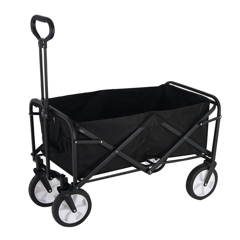 93x52x76cm Portable Collapsible Wagon Cart Outdoor Camping Picnic Garden Trolley Buggy