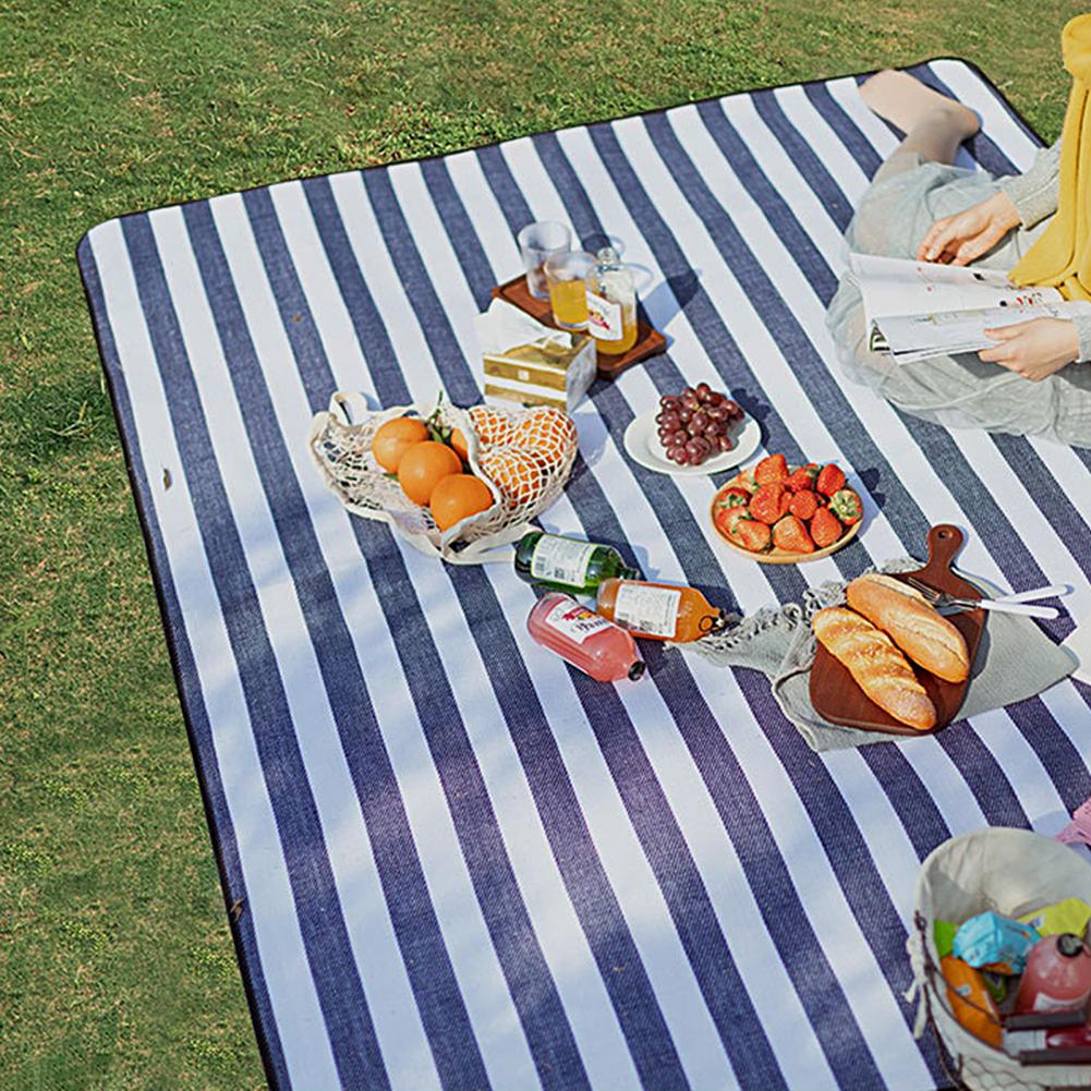1409 150x200cm Bærbar udendørs fugttæt picnicmåtte Camping Vandretur Plænemåtte Tæppe