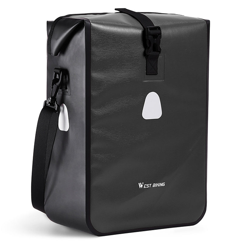 WEST BIKING YP0707312 15L Bicycle Large Capacity Rear Rack Bag Waterproof Bike Seat Tail Pannier Pack
