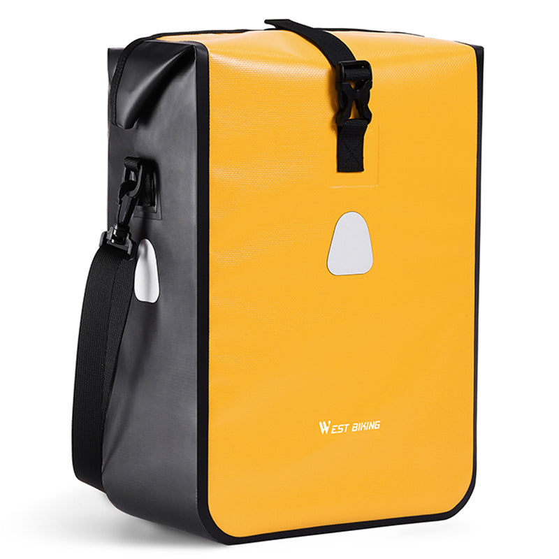 WEST BIKING YP0707312 15L Bicycle Large Capacity Rear Rack Bag Waterproof Bike Seat Tail Pannier Pack