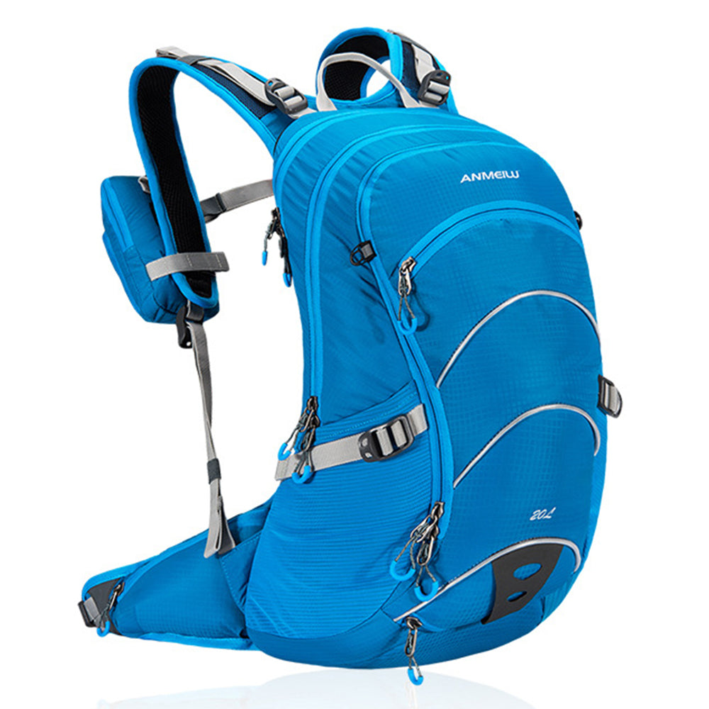 ANMEILU 1023Lightweight Sport Backpack 20L Travel Daypack with Helmet Net and Rain Cover for Women Men
