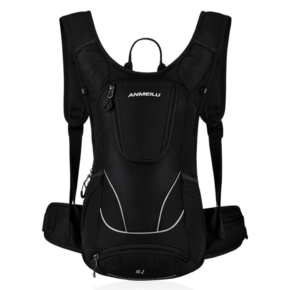 ANMEILU 1029 Sport Backpack 12L Lightweight Backpack Travel Daypack with Helmet Net and Rain Cover for Women Men