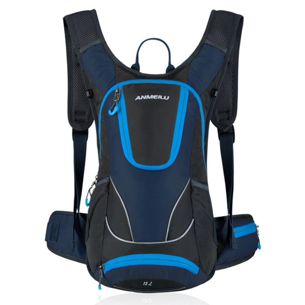 ANMEILU 1029 Sport Backpack 12L Lightweight Backpack Travel Daypack with Helmet Net and Rain Cover for Women Men