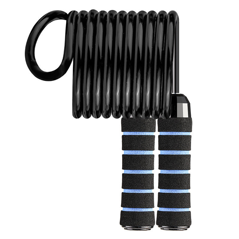 Sports PVC Bearing Jump Rope with Anti-Slip Handle Adjustable Wire Skipping Rope for Indoor Fitness 283g