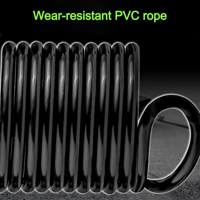 Sports PVC Bearing Jump Rope with Anti-Slip Handle Adjustable Wire Skipping Rope for Indoor Fitness 283g