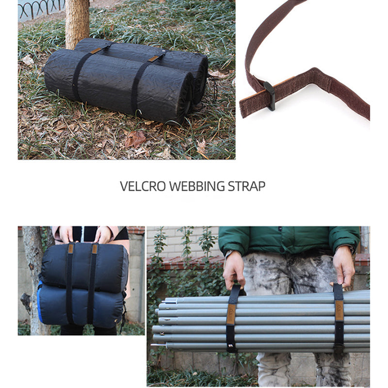 CLS 2Pcs/Set Tent Canopy Tie Down Strap Outdoor Camping Strapping Tape Packing Bunding Belt