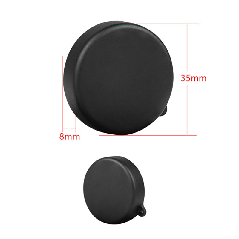 2Pcs For DJI Osmo Action 3/Action 4 Sports Camera Soft Silicone Lens Cover Protective Cap Accessories