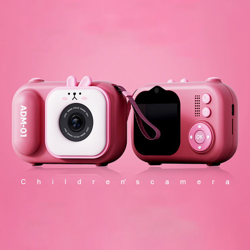S11 2.4 Inch IPS Screen Children Digital Camera Kids Video Camera Educational Toys for Girl Boy (with Handheld Tripod TF Card Card Reader)