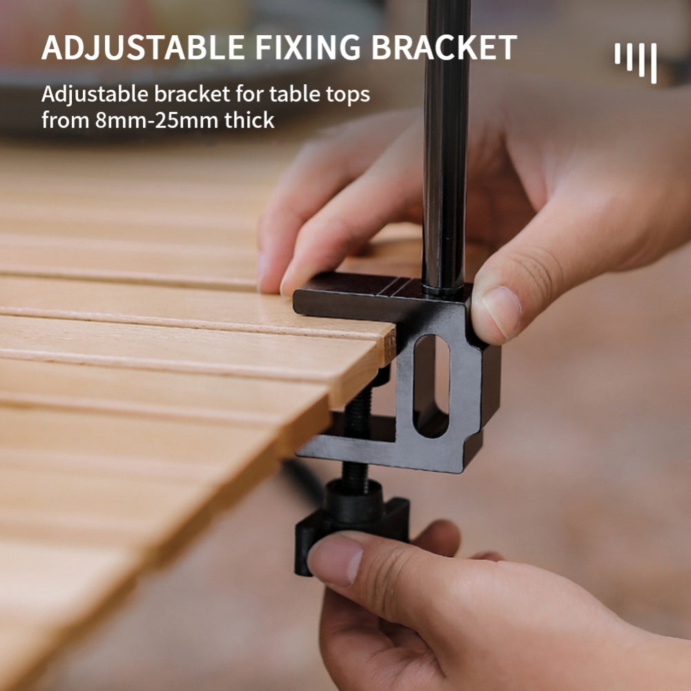 Camping Table Storage Rack Detachable Multi-functional Aluminum Alloy Desktop Shelf Travel Hiking Supplies Style A