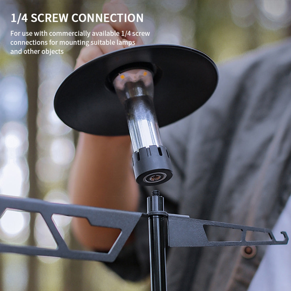 Camping Table Storage Rack Detachable Multi-functional Aluminum Alloy Desktop Shelf Travel Hiking Supplies Style A