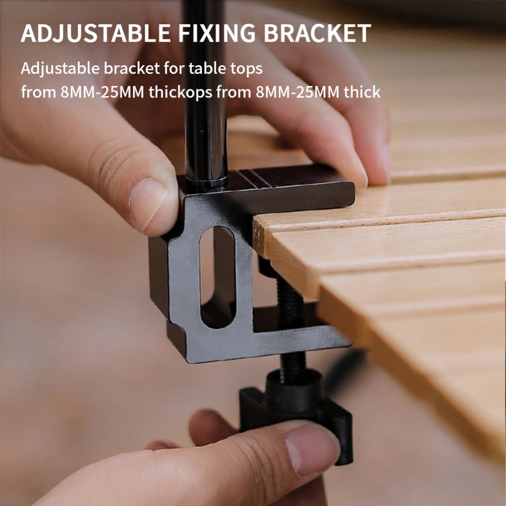 Camping Table Storage Rack Detachable Multi-functional Aluminum Alloy Desktop Shelf Travel Hiking Supplies Style A