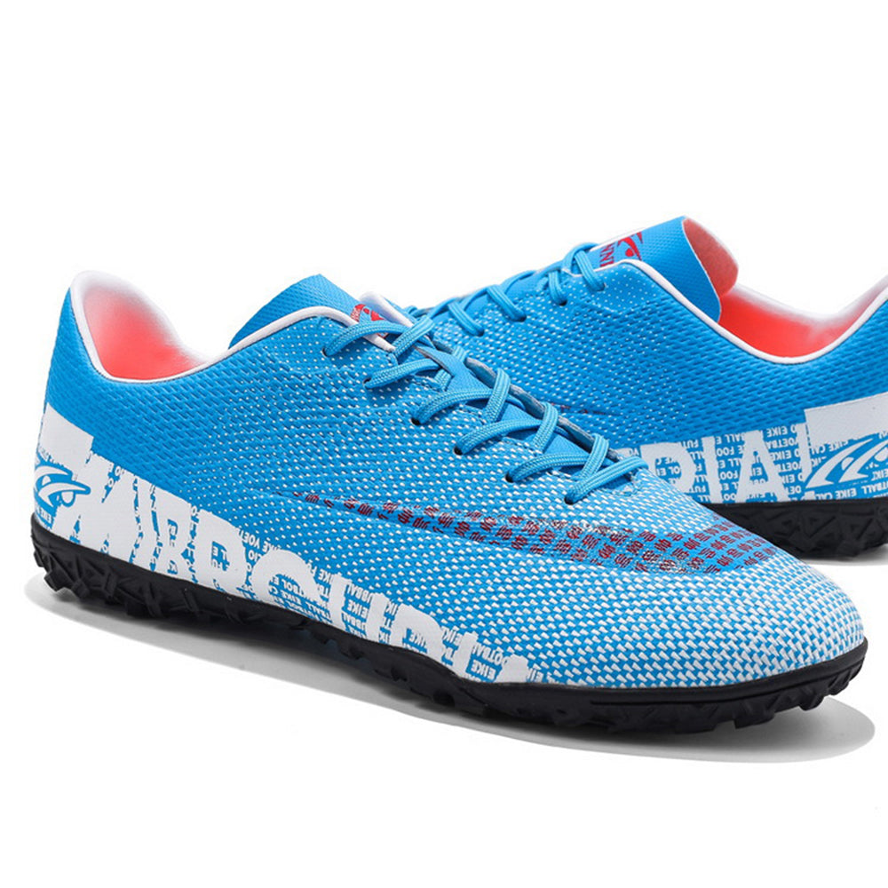 1313 One Pair Womens Soccer Cleats Mens Football Boots Low-Top Lace-Up Non-Slip Crushed Spikes Outdoor Sport Shoes Sneakers